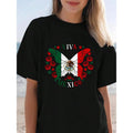 100% Cotton Summer TNF Viva Mexico Butterfly Rose, Women, Men Mexican Independence T-Shirt Summer Outfits For Women...