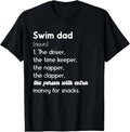 100% Cotton Swim Dad Definition Swimming Father Of A Swimmer Dad T-Shirt Hoodie, Sweatshirt | RetroVerseTees.com