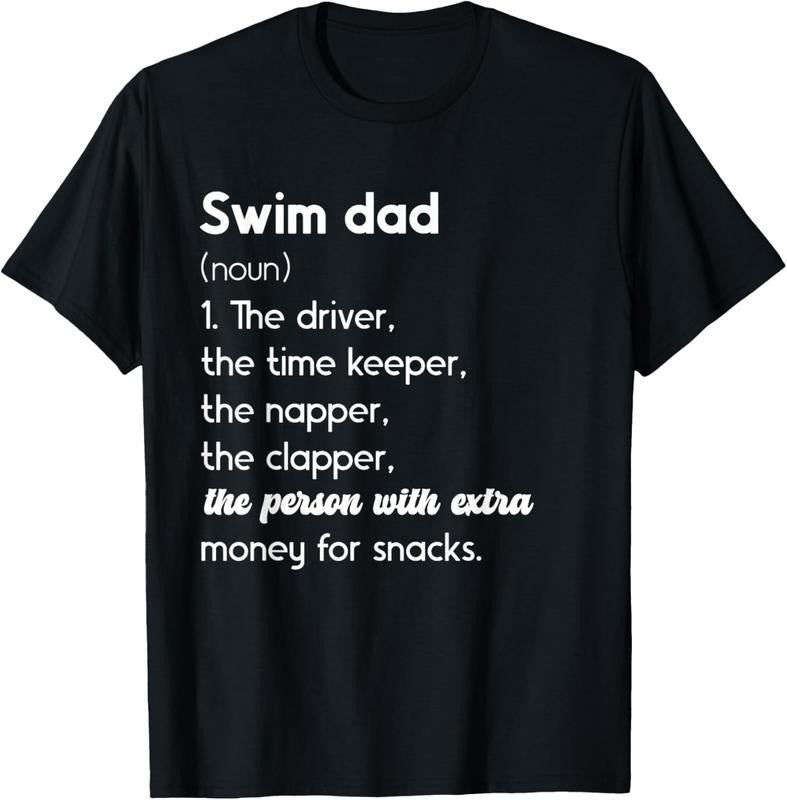 100% Cotton Swim Dad Definition Swimming Father Of A Swimmer Dad T-Shirt Hoodie, Sweatshirt | RetroVerseTees.com