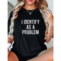 100% Cotton Swoosh Identify As WB shield Problem Funny Humor Joke Sarcastic Quote T-Shirt Hoodie, Sweatshirt