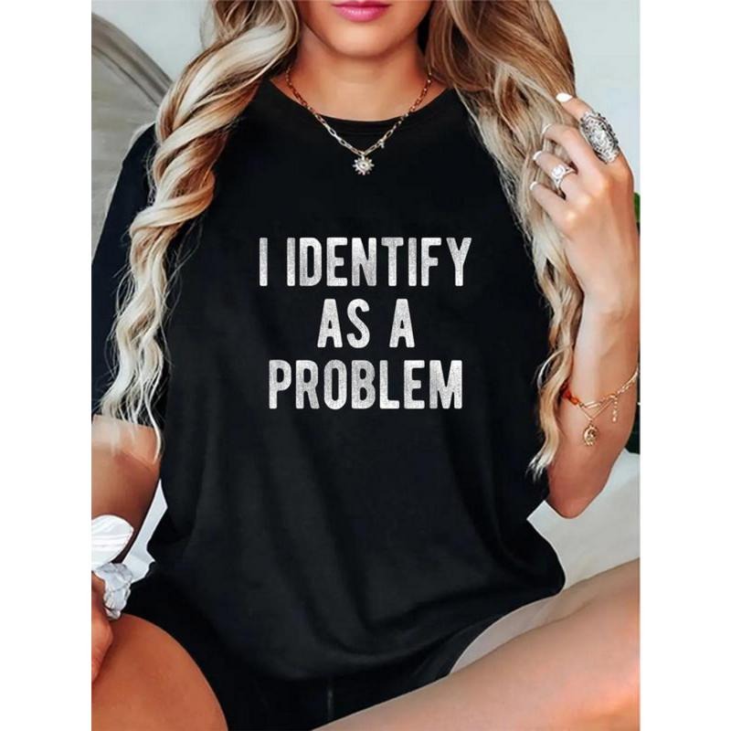 100% Cotton Swoosh Identify As WB shield Problem Funny Humor Joke Sarcastic Quote T-Shirt Hoodie, Sweatshirt