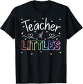 100% Cotton Teacher Of Littles Daycare Pre-k Kindergarten Teacher T-Shirt Hoodie, Sweatshirt | RetroVerseTees.com