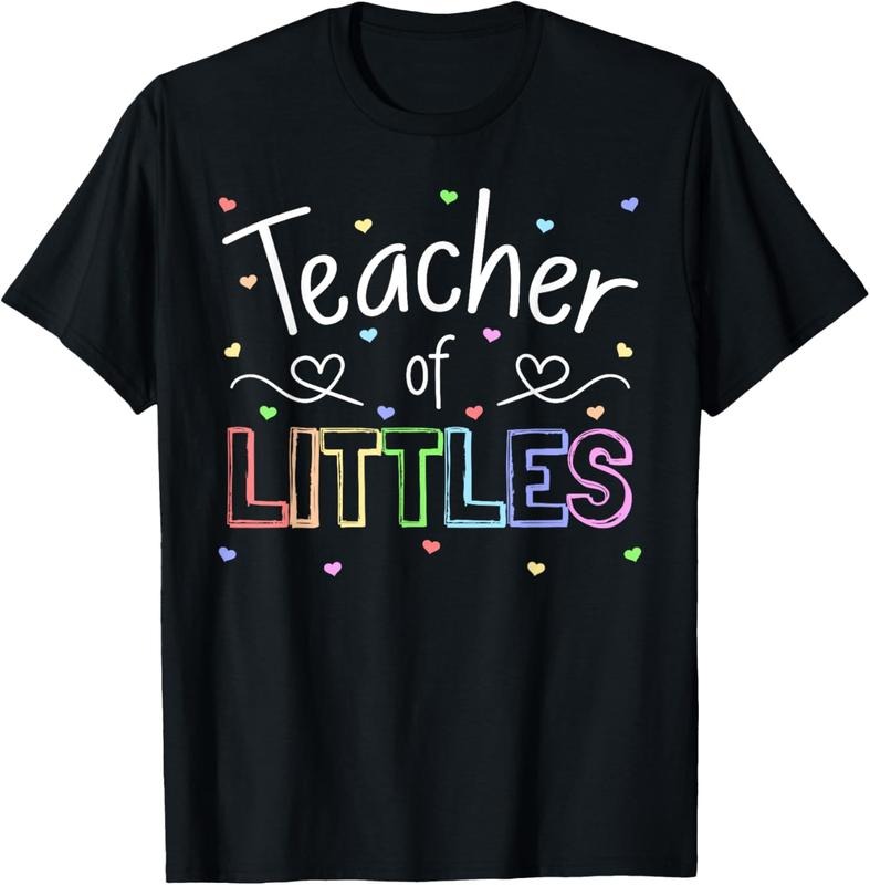 100% Cotton Teacher Of Littles Daycare Pre-k Kindergarten Teacher T-Shirt Hoodie, Sweatshirt | RetroVerseTees.com