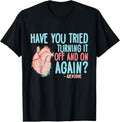 100% Cotton Turn it off and on again Adenosine Cardiac Nurse T-Shirt Hoodie, Sweatshirt | RetroVerseTees.com