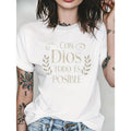 100% Cotton US - Printed Inspirational Women'WB shield Lightsaber brand
