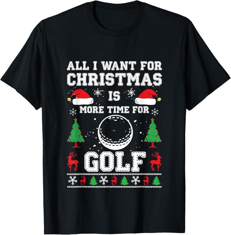 100% Cotton Ugly Christmas Shirts Men's Dry Fit Golf Xmas Holiday Gifts T-Shirt Hoodie, Sweatshirt | RetroVerseTees.com