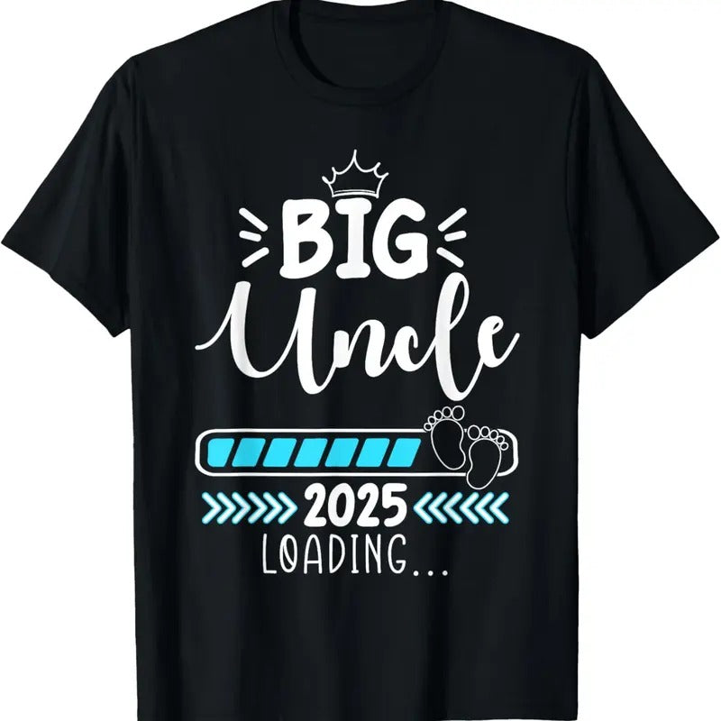 100% Cotton Uncle 2025 Loading Uncle  Announcement 2025 T-Shirt Hoodie, Sweatshirt | RetroVerseTees.com
