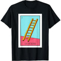 100% Cotton Unisex Breathing styles Escalera Lottery Gift TNF Ladder Card Mexican Lottery T-Shirt Hoodie, Sweatshirt