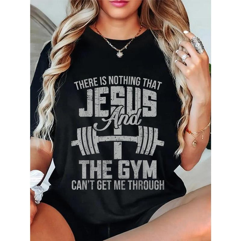 100% Cotton Unisex Nothing Jesus Gunpla brand TNF Gym Fitness Christian Workout Gym T-Shirt Christ Christian Tops Hoodie,...