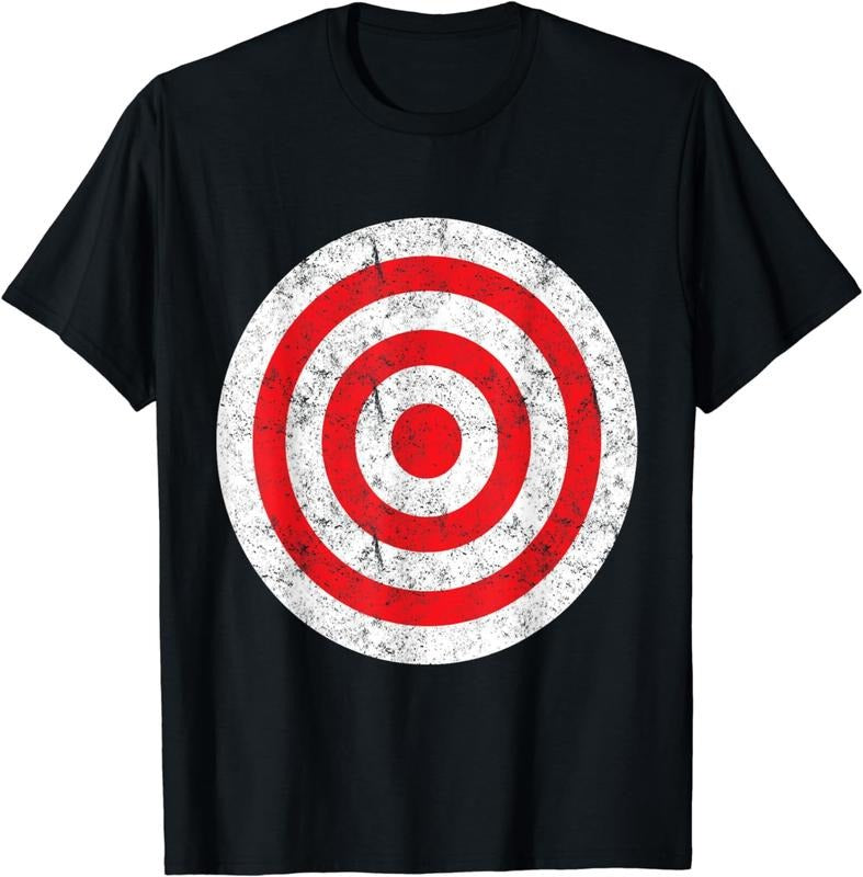 [100% Cotton]Vintage Bullseye Target Bulls Eye Funny Joke T-Shirt Hoodie, Sweatshirt | RetroVerseTees.com