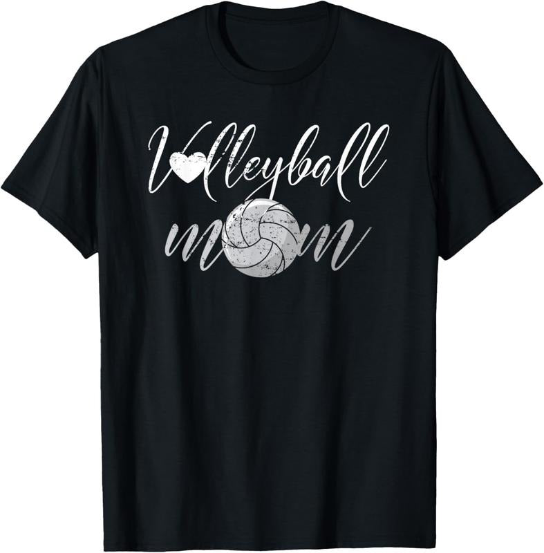 100% Cotton Volleyball Mom Volleyballer Mother's Day T-Shirt Hoodie, Sweatshirt | RetroVerseTees.com