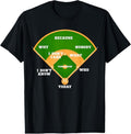 100% Cotton Who's on First? Baseball Diamond Fielding Card T-Shirt Hoodie, Sweatshirt | RetroVerseTees.com