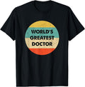 [100% Cotton]World's Greatest Doctor T-Shirt Hoodie, Sweatshirt | RetroVerseTees.com
