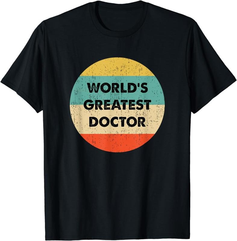 [100% Cotton]World's Greatest Doctor T-Shirt Hoodie, Sweatshirt | RetroVerseTees.com