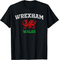 [100% Cotton]Wrexham Wales Retro Vintage T-Shirt Hoodie, Sweatshirt | RetroVerseTees.com