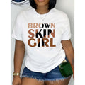 100% Pure Cotton Women'WB shield Printed T-shirt