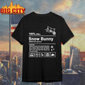 100% Chill Snow Bunny definition shirt