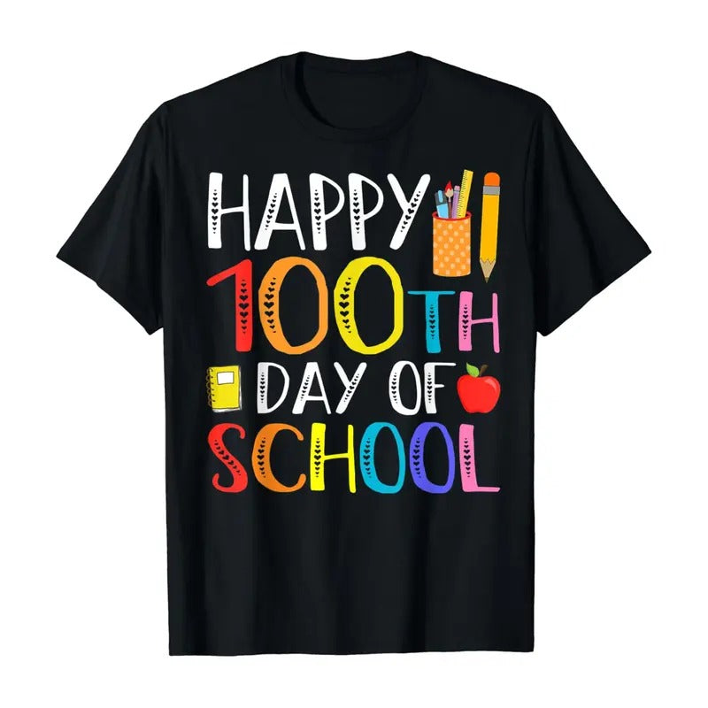 100 Days Of School Teacher And Student T-Shirt Hoodie, Sweatshirt | RetroVerseTees.com
