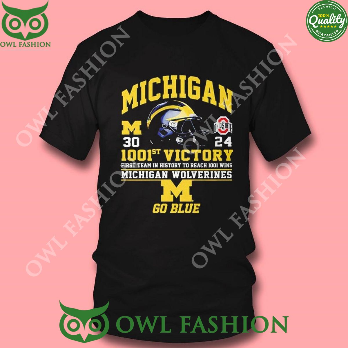 1001St Victory First Team In History To Reach 1001 Wins Michigan Wolverines Go Blue Sweatshirt