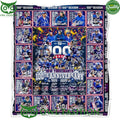 100th Anniversary New York Giants 1925 2025 Quilt Fleece Blanket