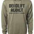 107. Deadlift Addict Funny Workout Gym Hoodie for Men Cotton Menswear T-Shirts, Sweatshirt | RetroVerseTees.com