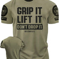 108. Grip It Funny Motivational Workout Gym T-Shirt for Men Hoodie, Sweatshirt | RetroVerseTees.com