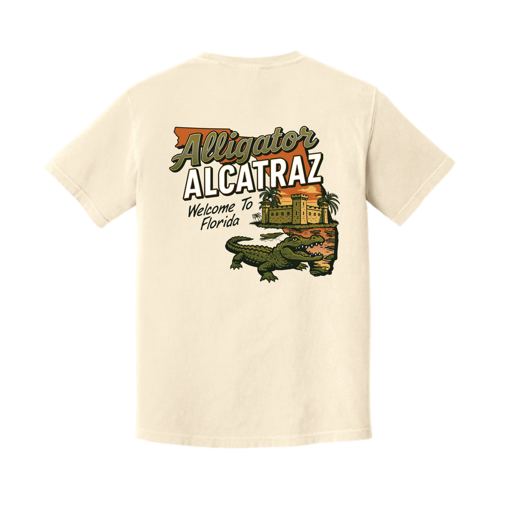 Alligator Alcatraz T-Shirt Hoodie, Sweatshirt | RetroVerseTees.com (Image 2)