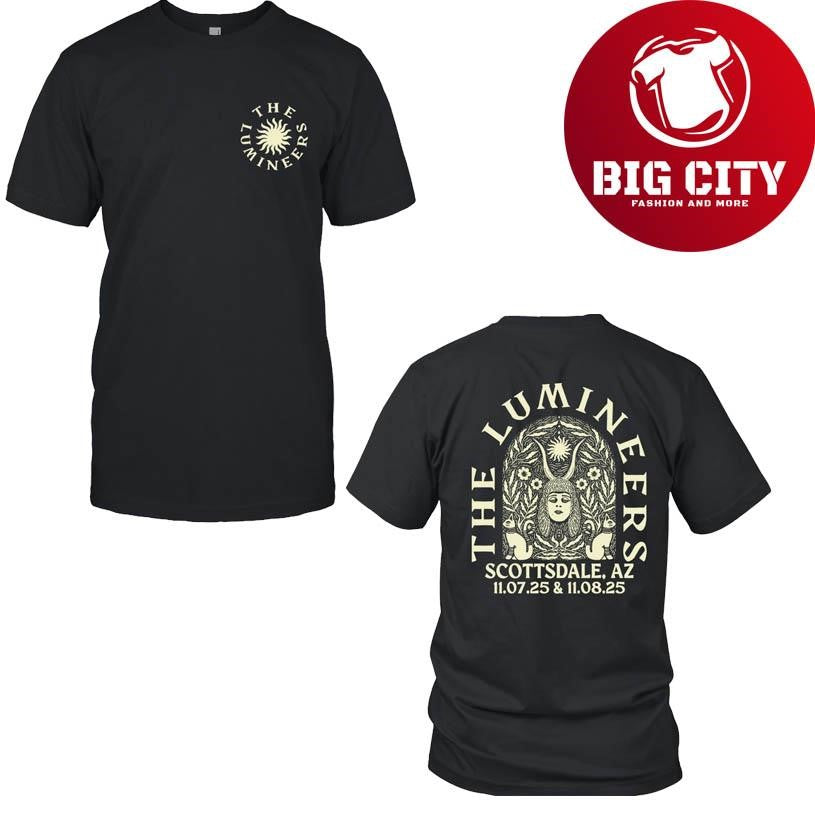 11-08-2025 Scottsdale, AZ The Lumineers Two Sided Shirt