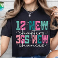 12 New Chapters 365 New Chances , New Year 2025 , Happy New Year 2025 , New Year Crew 2025 , New Year Eve, New Years...