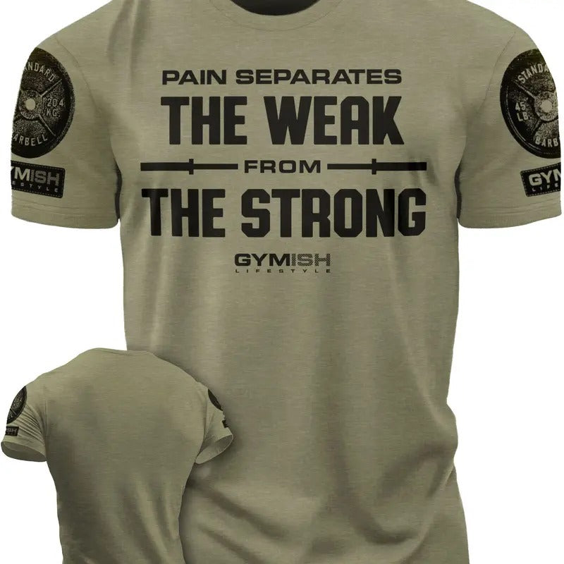 121. Weak From Strong Funny Motivational Workout Gym T-Shirt for Men Hoodie, Sweatshirt | RetroVerseTees.com