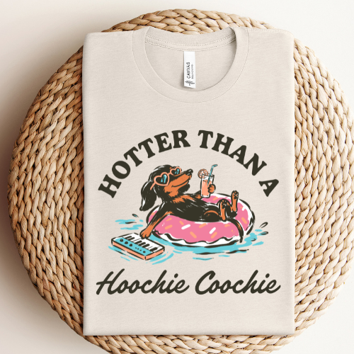 Funny Summer Dog Graphic Tee