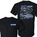 1320 Video C6 Corvette ZR1 Shirt, High-Performance Sports Car Graphic Tee Red plumber brand Black, Bold Automotive...