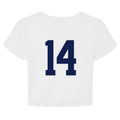 14 Graphic Cropped Summer Casual T-Shirt Hoodie, Sweatshirt | RetroVerseTees.com