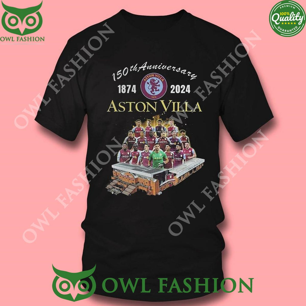 150th Anniversary 1874 2024 Aston Villa TShirt Hoodie
