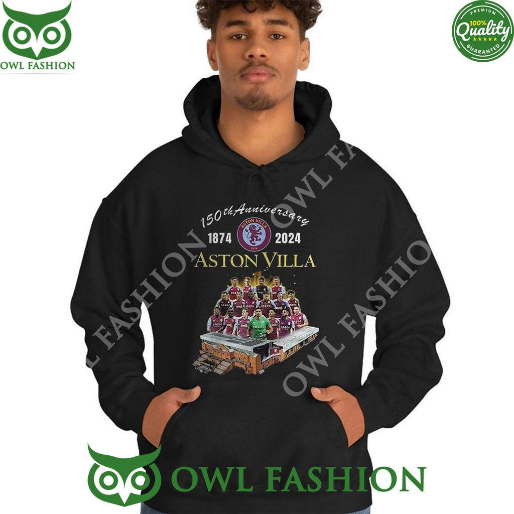 150th Anniversary 1874 2024 Aston Villa TShirt Hoodie