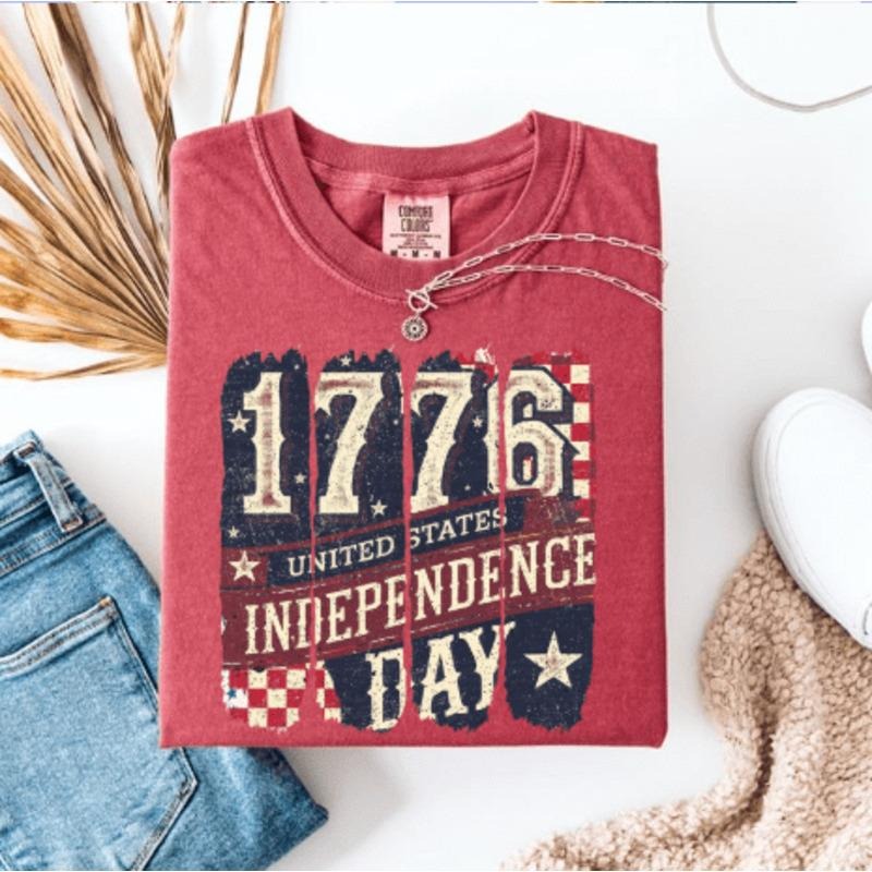 1776 4th of July Graphic Tee Hoodie, Sweatshirt | RetroVerseTees.com