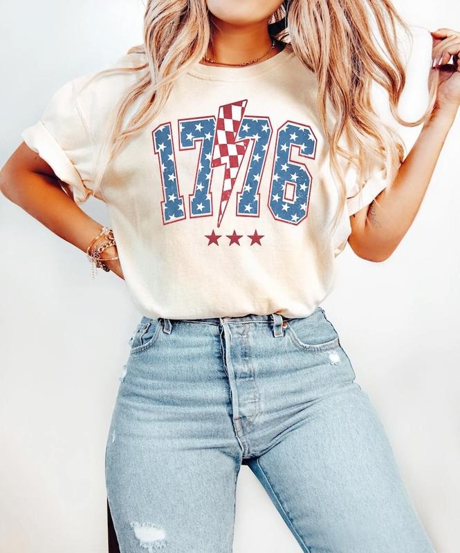 1776 America 4th of July Shirt Hoodie, Sweatshirt | RetroVerseTees.com