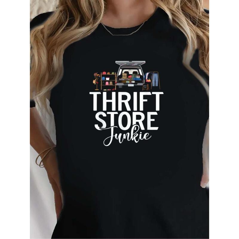 [180G Pure T-Shirt] 180G Women'WB shield Pure Casual Round Neck T-Shirt | Geometric Pattern, Machine Washable, Simple...