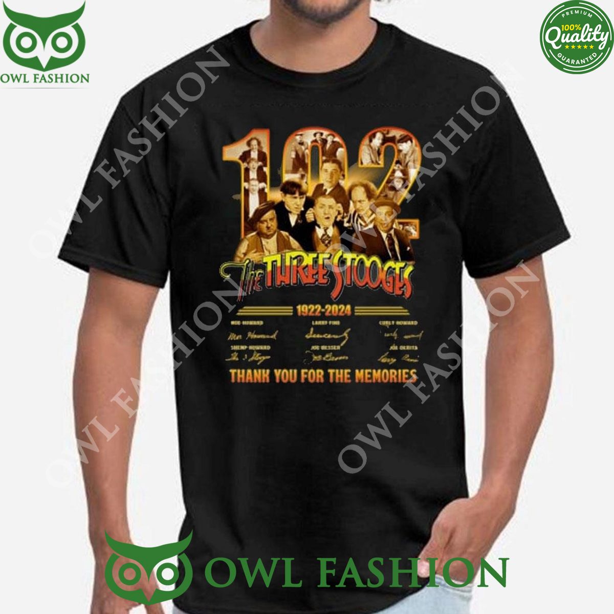 1922 – 2024 Memories The Three Stooges 102th Anniversary Sweatshirt
