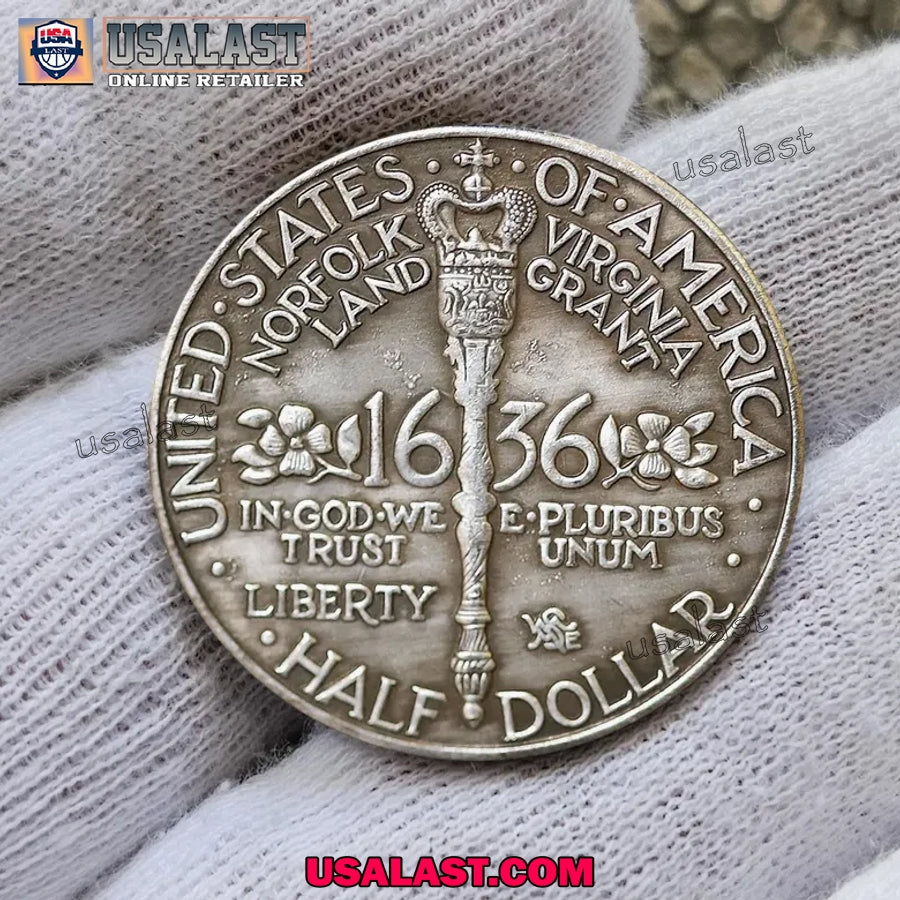 1936 Norfolk Virginia Commemorative Half Dollar Commemorative Coin