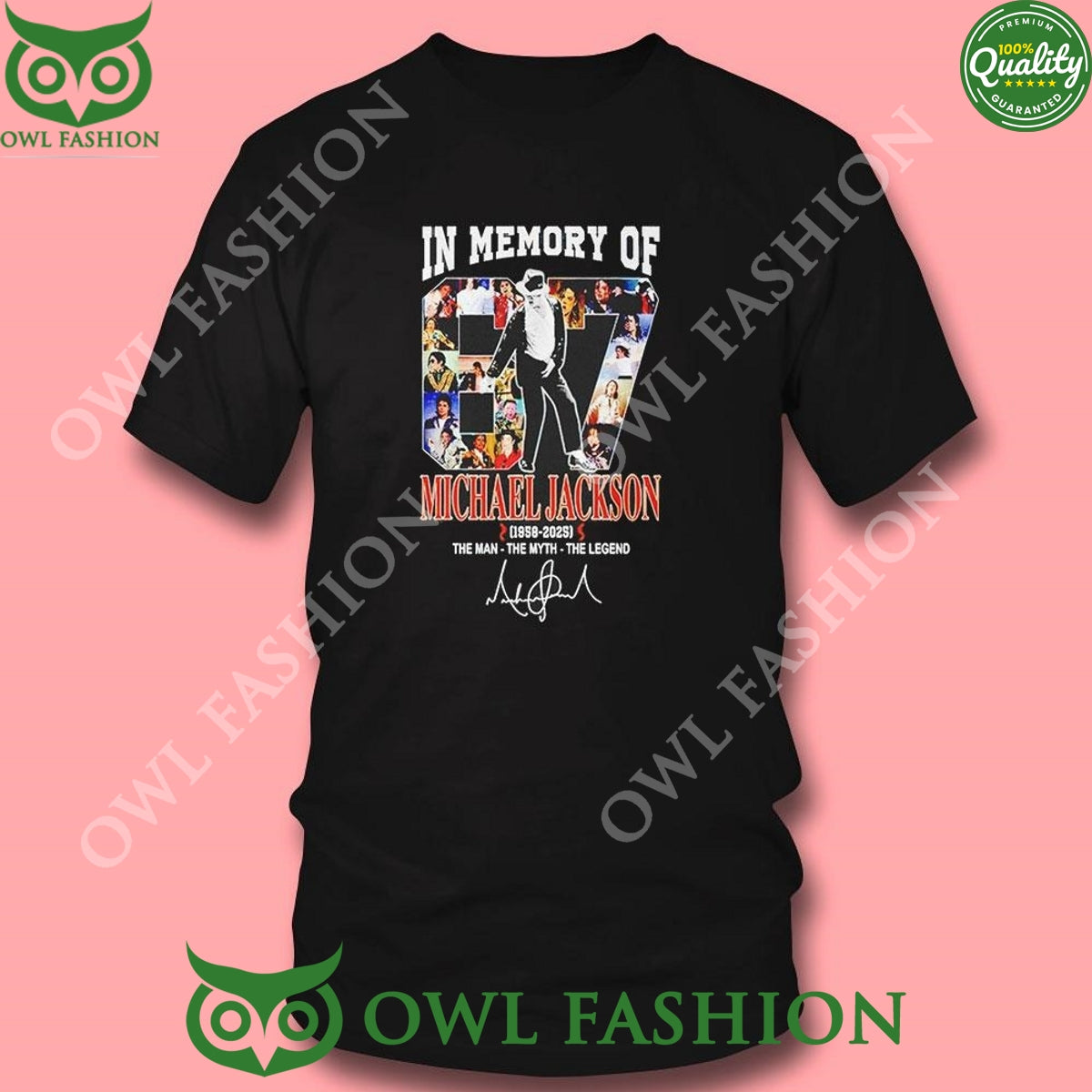 1958 2025 In Memory Of 67 Michael Jackson The Man The Myth The Legend Shirt