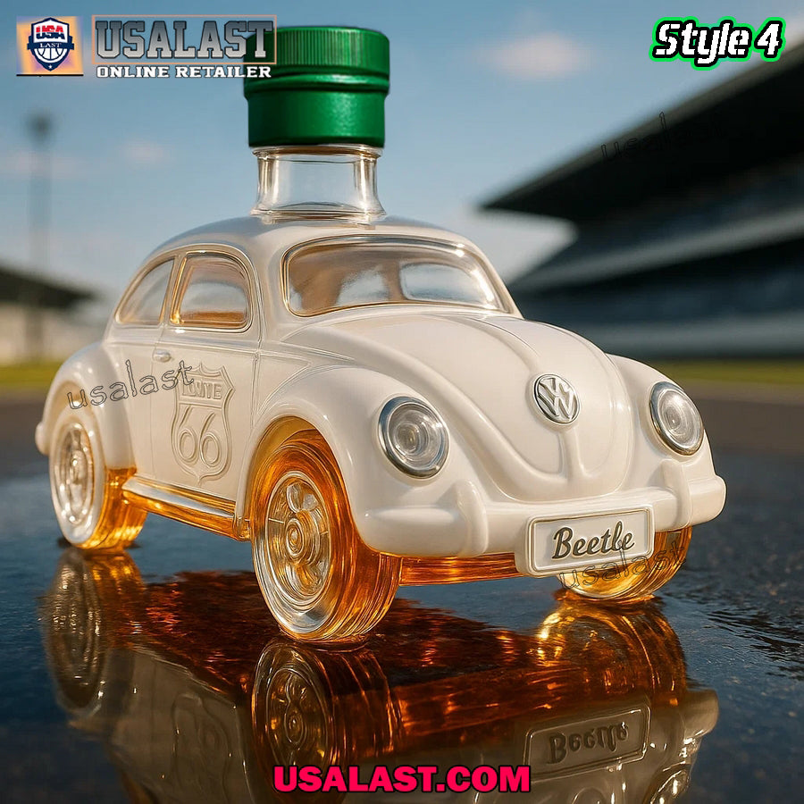 1966 Volkswagen Beetle Whiskey Bottle
