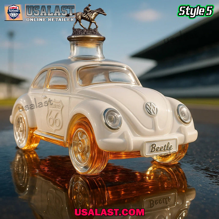1966 Volkswagen Beetle Whiskey Bottle