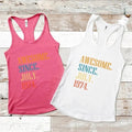 1974 Birthday Tank Top, Awesome Since 1974 Tank Top, Birthday Gift Tank Tee, Funny Birthday Idea Gift, Birthday Gift Tank...