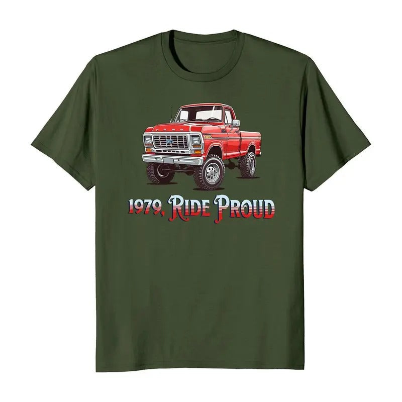 1979 Ride Proud Classic Truck T-Shirt Hoodie, Sweatshirt | RetroVerseTees.com