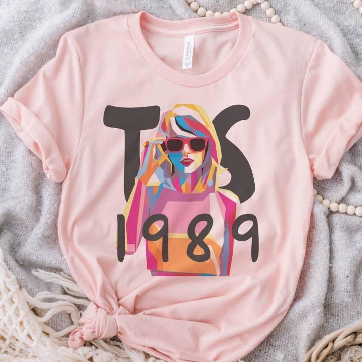 1989 Concert Graphic Tee - Colors Tee - Fan Gift Hoodie, Sweatshirt | RetroVerseTees.com