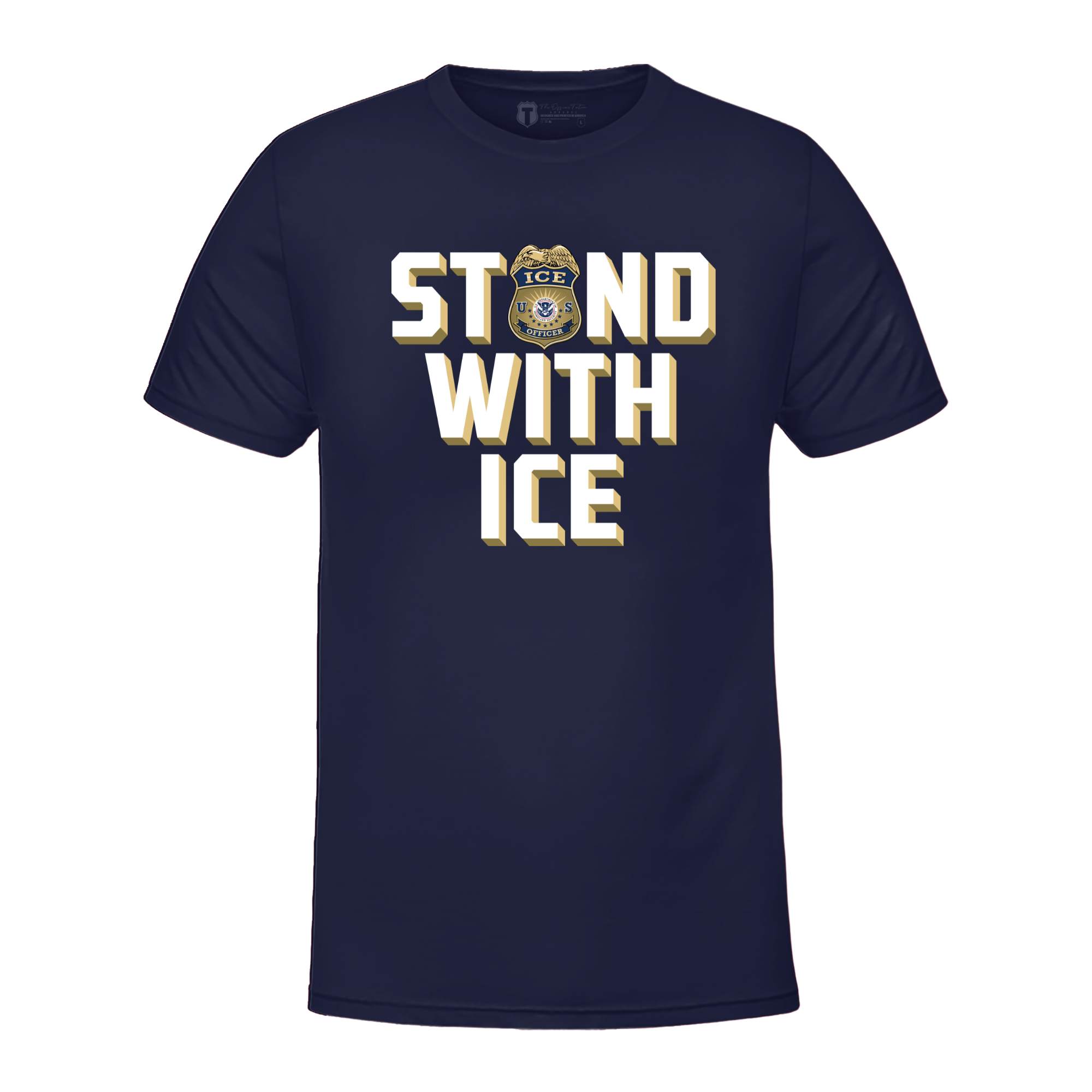Stand With ICE T-Shirt Hoodie, Sweatshirt | RetroVerseTees.com (Image 1)