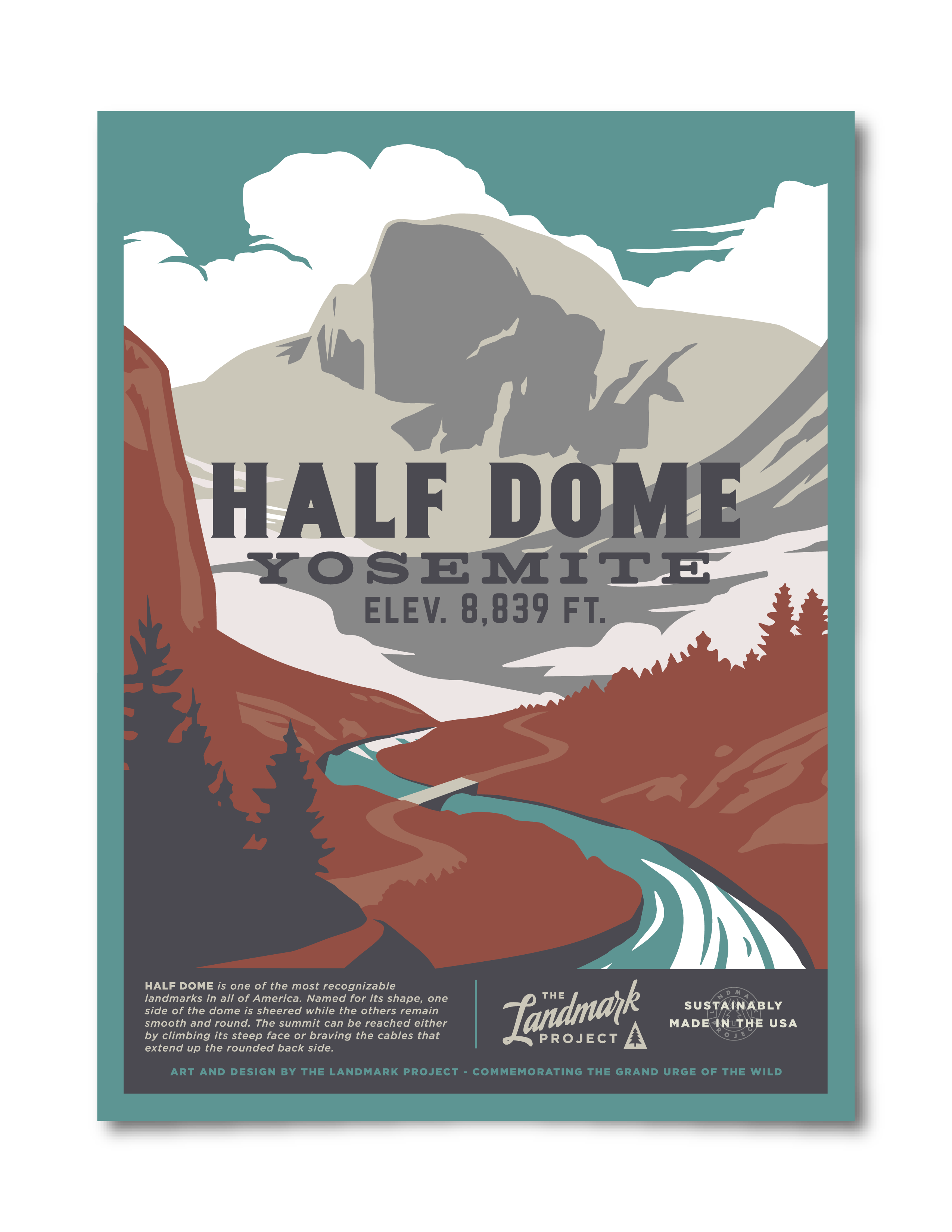 Half Dome Poster