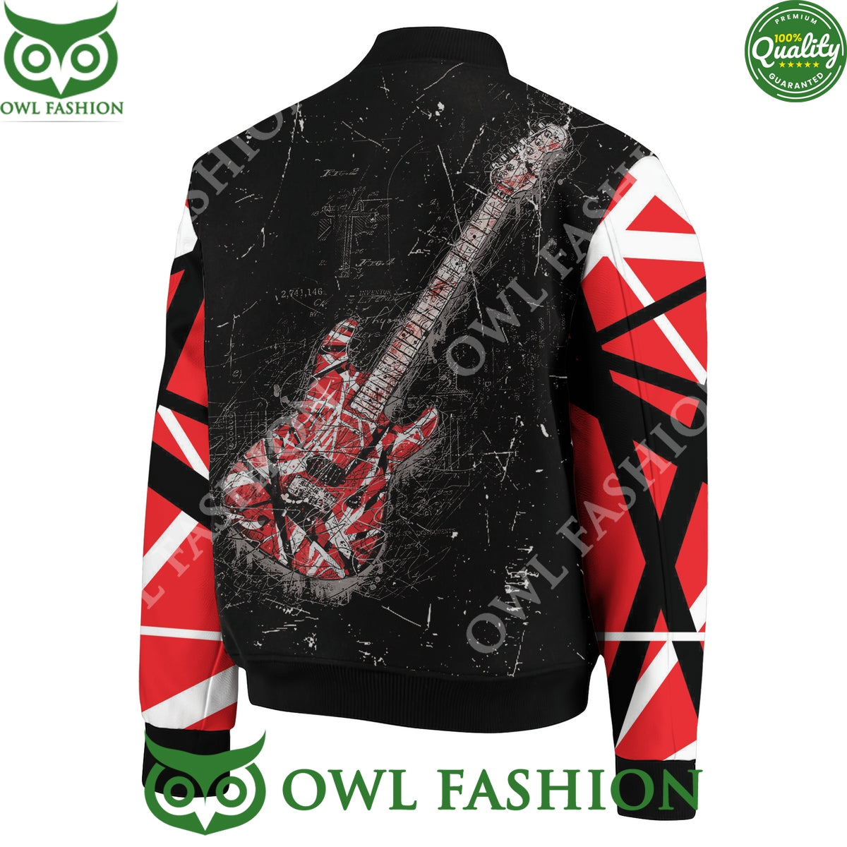 Van Halen I’m Not A Rockstar Black Baseball Jacket