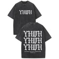 1pc, 230G Double-Sided Washing, Jehovah Print T-Shirt, High-Quality Wax Printed Cotton Retro Fashion Brand T-Shirt,...